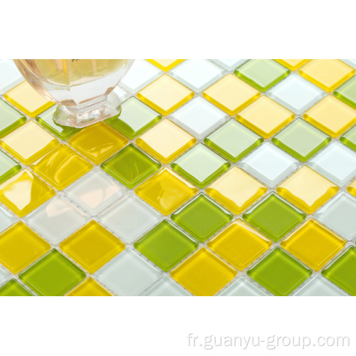 Couleur mélangée de mosaïque en verre